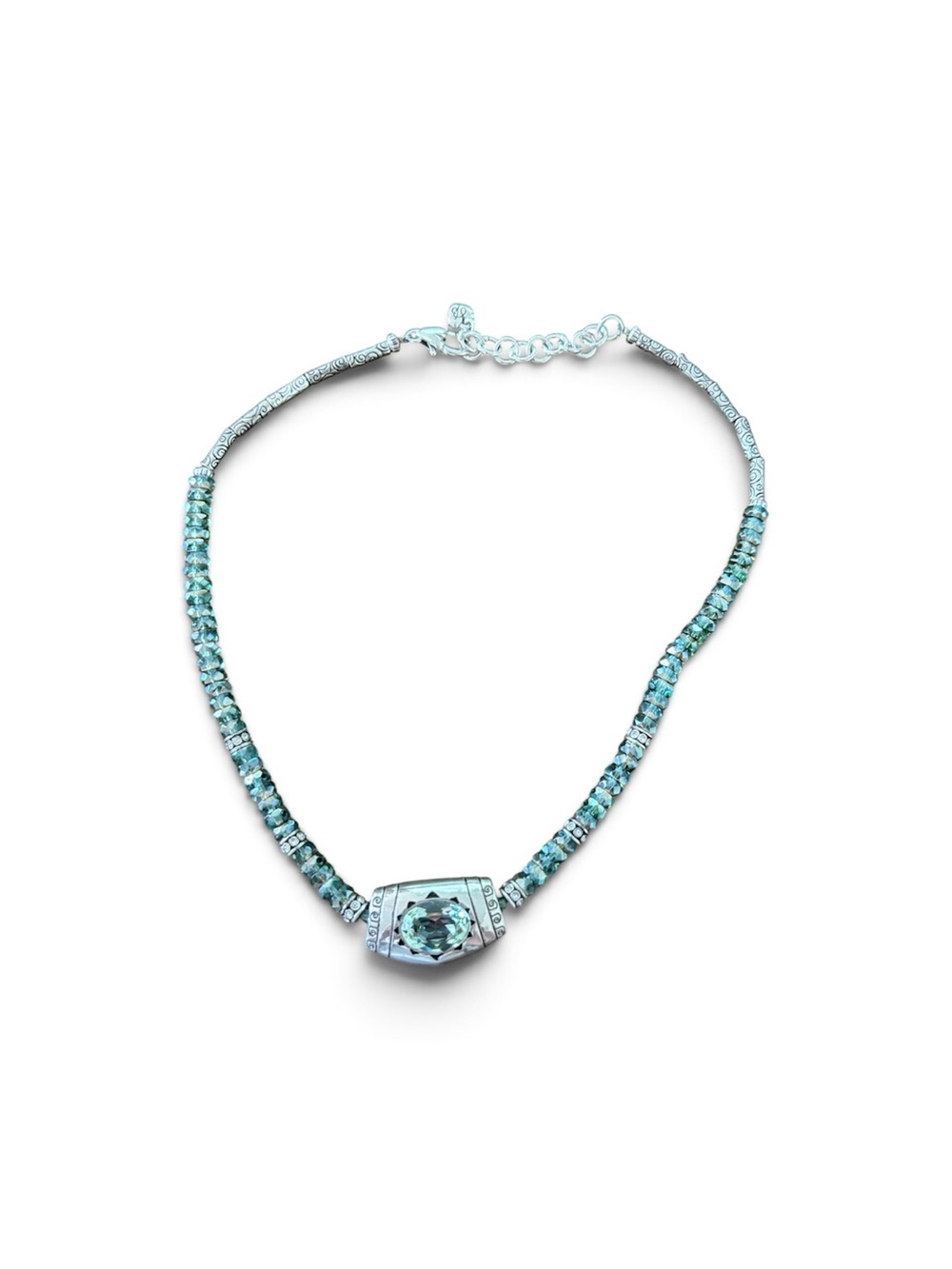 Brighton Clarita Gem Green Beaded
Pendant Necklace